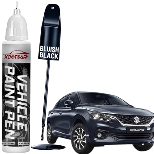 Image of xdotoar Car Touch Up Paint for Maruti Suzuki Baleno Bluish Black (ZJ3) | 2K Paint Technology | Exact Color Match | Car Scratch Repair Paint | Automotive Touch Up Paint | Quick Dry | 18ml