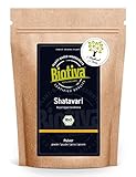 Biotiva Polvo Shatavari Orgánico 250g - Espárragos de la India - Espárragos Racemosu - Ayurveda - embotellado y certificado en Alemania