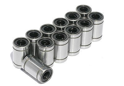 12 LM8UU Linear Bearings for 3D Printer. Prusa Mendel, reprap