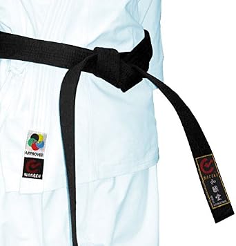Playwell WKF Karate Competition Approved Snap Effect White Uniform - (10oz)