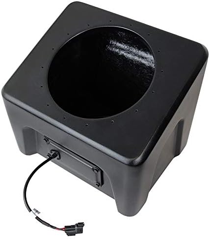 SSV WorksRG4-US10U 2018 Polaris Ranger XP1000 Under Seat 10" Subwoofer Enclosure Unloaded,1 Pack