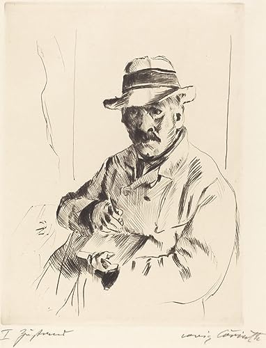 Toile Modern Peinture Lovis Corinth pour habiller un grand mur vide de salon 60x90