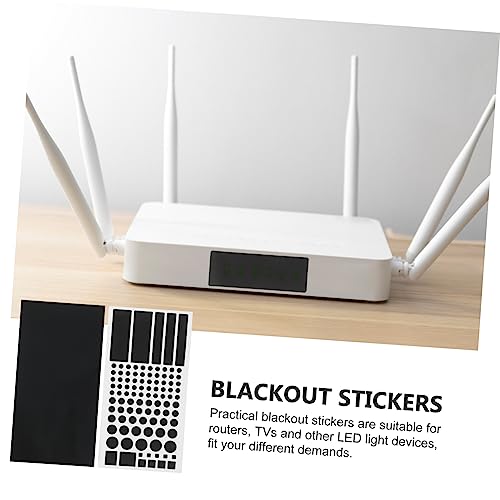 UKCOCO 2 Folhas De Adesivos De Blecaute De LED Adesivos De Escurecimento De Luz Adesivo De Etiqueta