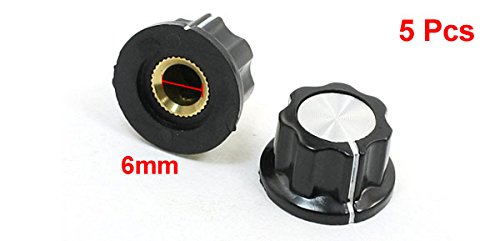 Pot 16mm Stereo 10k log knurled shaft pcb, 1,10