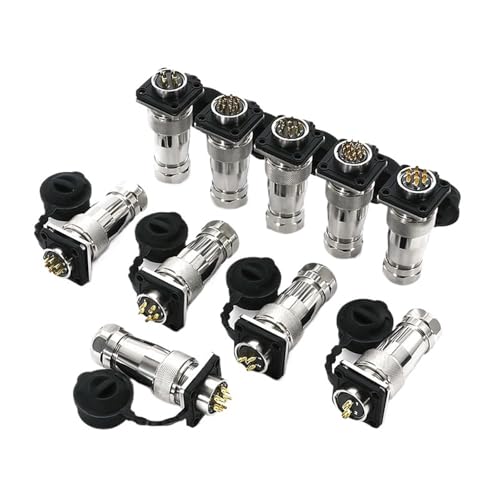 Connecteur étanche IP67 WS20 résistant à l eau en acier inoxydable 4P socket mâle