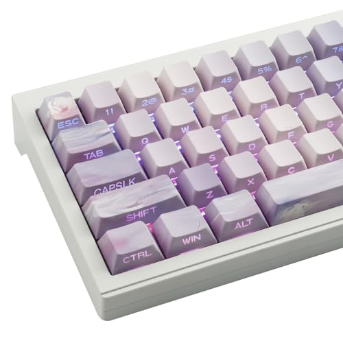 Keycaps mécaniques PBT Sunzit 130 touches profil Cherry dye-sub pour clavier ISO