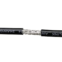Vista 7 de 6.56ft 24AWG DB9 hembra RS232 9 Pin Serial Cable de extensión serial, conector chapado en oro de 9 pines con cable de extremo de alambre desnudo