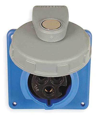 IEC Pin and Sleeve Receptacle,20A,250V HUBBELL WIRING DEVICE-KELLEMS HBL320R6W