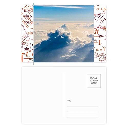 Cartes postales nuages soleil ciel bleu lot de 20 merci pour cadeaux d'invités