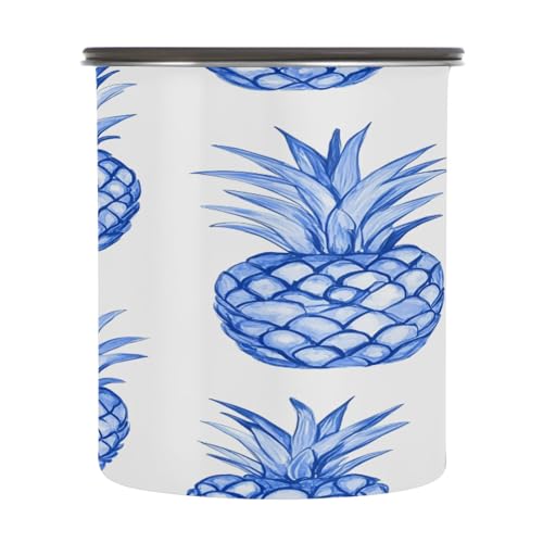 Contenedor de café al vacío azul Qilmy 30oz acero inoxidable