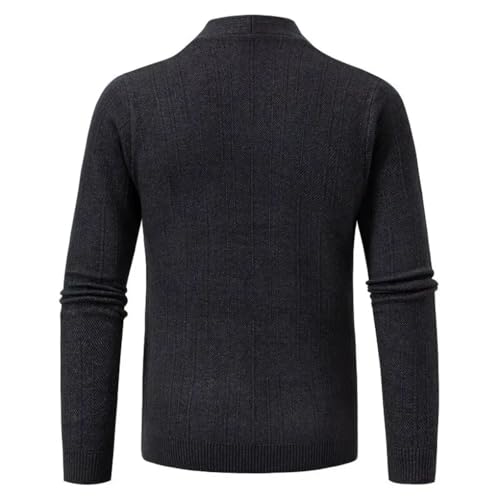 Men's Cardigan Sweater Solid Color Long Sleeve Slim Fit Casual Knit Cardigans Tops2