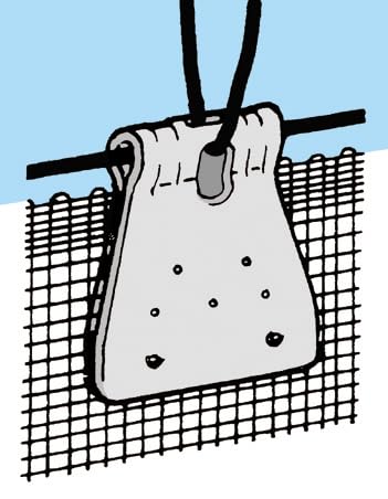 Clip Per Rete Antigrandine E Ombreggiante - 50 Pezzi, Adatte A Reti Da 2mm, Giapponesi - Foto 4