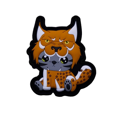 Lynx Cat Pajamas - Parody PVC Morale Patch | Hook & Loop Backing