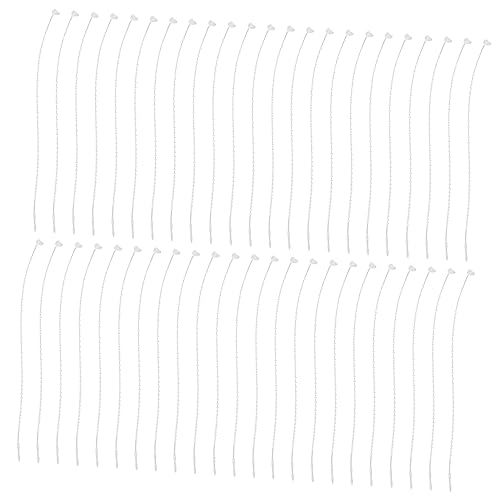 Mikikit Name Tag Fasteners Plastic Tag Fastener Label Security Loops for Jewelry Clothing Retail