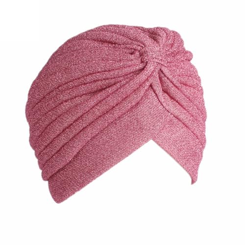 SMTCM Damen Turban Hut Vorgebunden Chemo Hut Krebs Plissee Turban Samt Twist Haar Wrap Beanie Schlafmütze Elastische Kopfbedeckung Baumwolle Alopezie Mütze Muslimisch Stretch Velours Cap Unisex