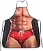 ABCTen Sexy Apron Novelty Muscle Man Kitchen Funny Creative Cooking Grilling Baking Party Apron Gift For Men