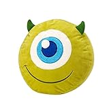 Disney Monster's Inc. Mike Wazowski Round Decorative Pillow, Green/Green/Blue/White