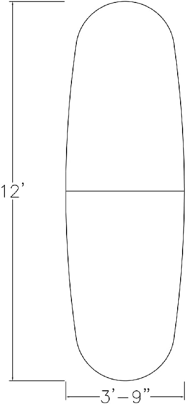 Harmony Series 12-Person Oval Boat Shaped Conference Table with Power & Data | Modular Office Table with Matte Black Metal T -Base | Meeting Tables for Offices, and Homes | White Cypress –12ft
