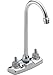 Delta Faucet Classic Chrome Bar Faucet, Chrome Bar Sink Faucet, Wet Bar Faucets, Prep Sink Faucet, Faucet for Bar Sink, RV Kitchen Faucet (Handles Sold Separately), Chrome 2172LF-LHP