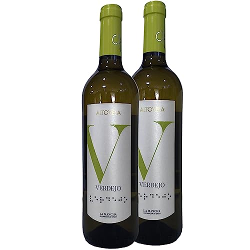 Vino Blanco Verdejo Joven D.O.P. La Mancha 75cl | Vinos Bodegas Altovela | 2 Botellas