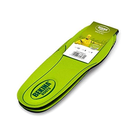 Plantillas ergonómicas Desmontable para Botas de Trabajo: 2 Capas con amortiguación Extra en la Zona del talón, pies Anti-Sudor, Lavables Cover
