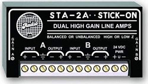 RDL STA-2A Dual High Gain Line Amplifiers