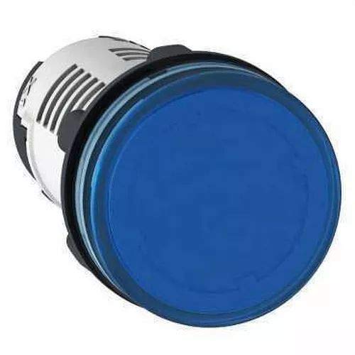 Schneider ElectricXB7EV06BP Monolithic Push Button Plastic LED Pilot Light(Blue 230 Volt)