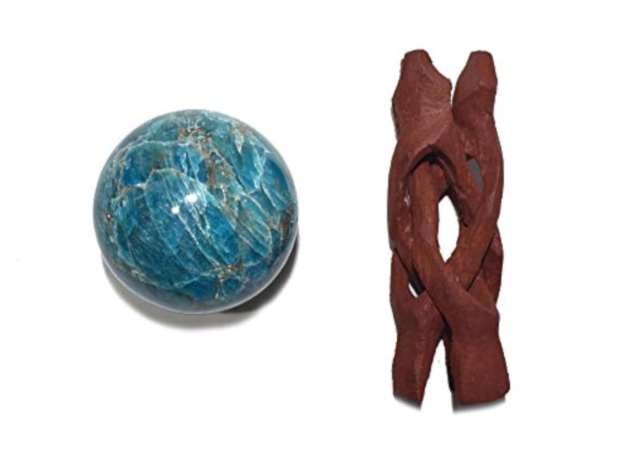 Apatite Crystal Sphere with Stand, Natural Healing