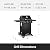 Broil King 814954 Gem 310 Shadow 3-Burner Propane Gas Grill in Black