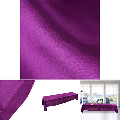 Nappe de mariage rectangulaire grand format rouge pour sublimer vos banquets et réceptions