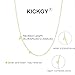 KICKGY Initial Necklaces for Women Trendy,Cute Heart Charm Necklace 14k Gold Plated Letter Choker Necklace Dainty Personalized Name Monogram Necklaces Fashion Gold Jewelry for Women Gifts