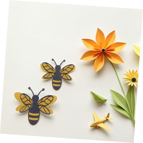 Vinilos decorativos 3D con diseño de abejas, set 12 piezas miniatura 6