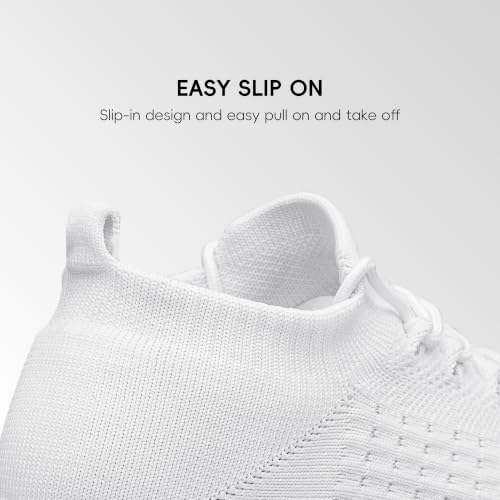 Image of Mens Slip on Walking Shoes Comfort Sock Shoes Non Slip Mesh Casual Running Sneakers