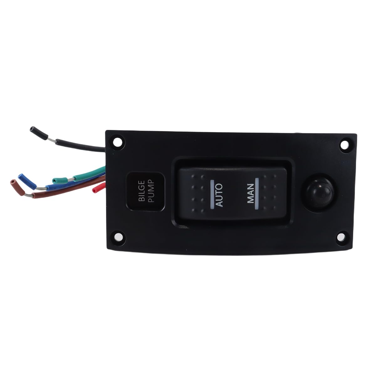 Riven Panneau interrupteur de pompe de cale à bascule ON-OFF-ON étanche IP66 12-24 V bateau marine applications marines et automobiles