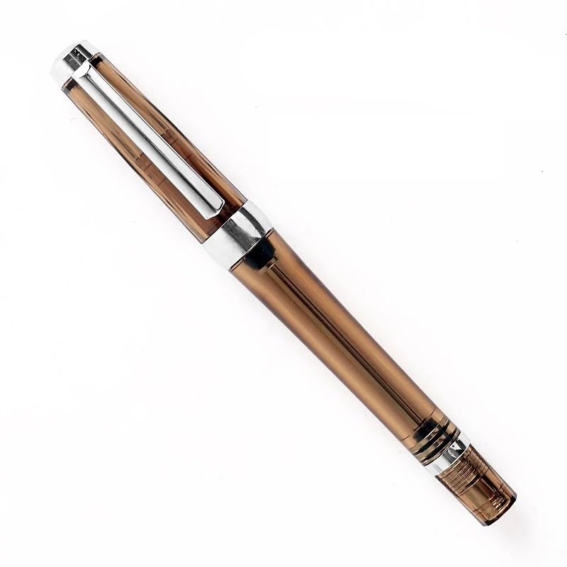 Stylo plume blanc transparent idéal pour la calligraphie et la papeterie