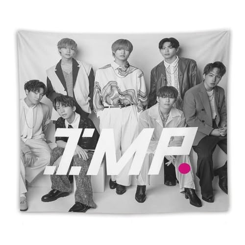 IMP.影山拓也 佐藤新 横原悠毅タペストリー多機能壁掛け毛布室内装飾布ファッション壁掛けアートポスター装飾布背景布寝室の装飾遮光アイマスク玄関浴室装飾アートカーテン替え新居祝い。50"x60"