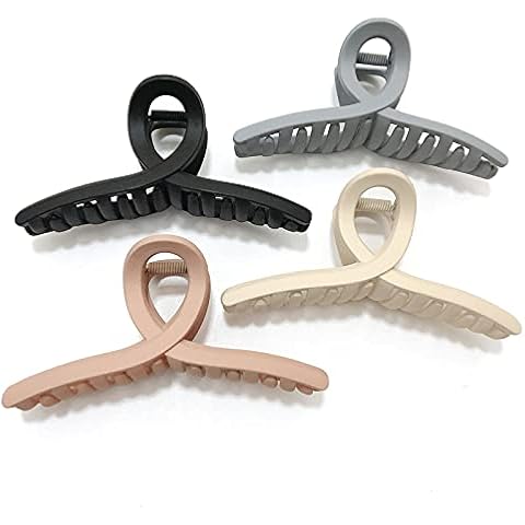 Nalodu 4.3 Inch Hair Claw Clips 4 Pack Cover