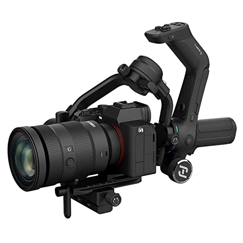 FeiyuTech SCORP-C Stabilisator Gimbal 3-Achsen für DSLR und Spiegellose Kameras,DSLR Gimbal kompatibel mit Sony/Canon/Panasonic/Lumix/Nikon/Fujifilm , 5.51lbs Zuladung mit Stativ - Image 4