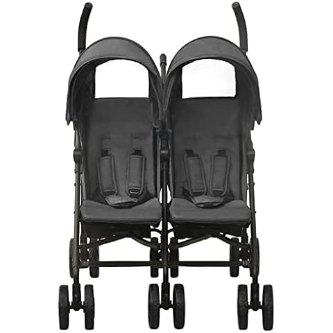 Susany Geschwisterwagen Zwillingswagen Kinderwagen, Doppelkinderwagen, Buggy klein Zusammenklappbar Cover