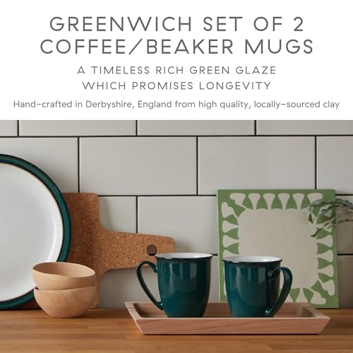 Set de 2 Mug de Cerámica Verde Denby 330 ml miniatura 2