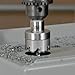 Klein Tools 31856 Heavy Duty Hole Cutter, 1-1/8-Inch Carbide Hole Cutter Cuts Stainless Steel, Mild Steel, Iron, and Copper