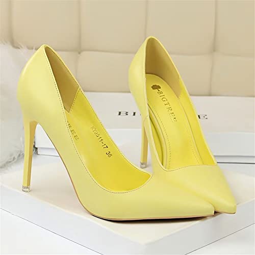 INEELUYI Women's Stiletto Pumps Fashion Pointed Toe High Heel Party Wedding Dress Pumps Shoes4