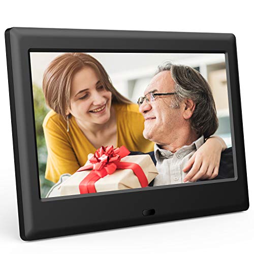 DBPOWER 7 Inch Digital Picture Frame - Upgraded Digital Photo Frame with (16:9)