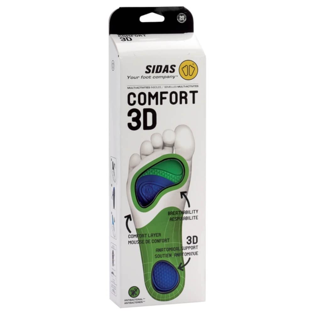Sidas 3D Comfort Suola Anatomica Mista, Unisex, 3D Comfort