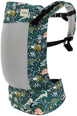 Baby Tula Linen Toddler Carrier, 25-60 lb, Adjustable Carrier, Multiple Ergonomic Positions Front and Back, Breathable – Sand (Land Before Tula)