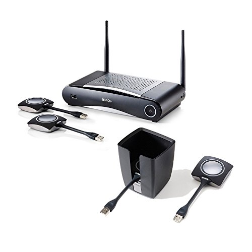 Image of Barco CSE-200 Bundle | Wireless Presentation System with ClickShare Tray and 2 Buttons (Renewed)