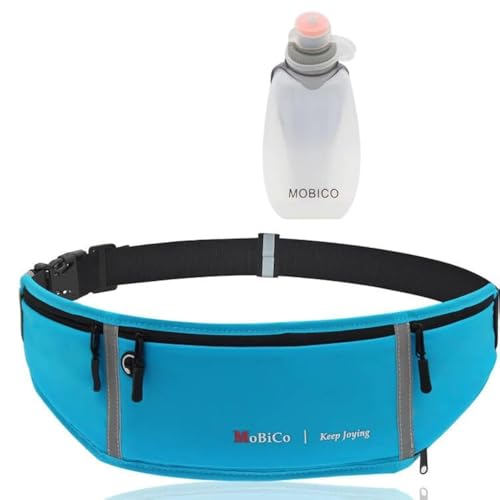 Sac banane homme femme à 4 poches zippées pour sport et running