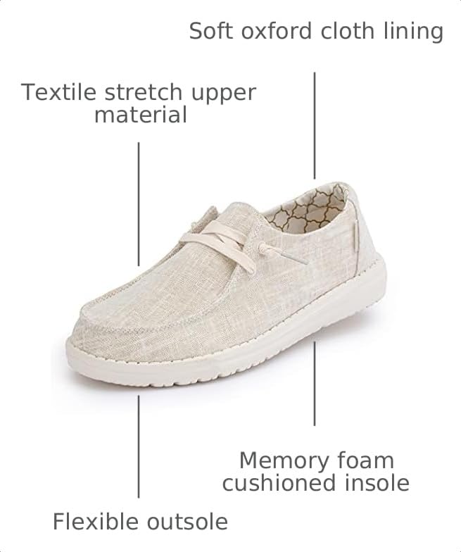 Image of HEYDUDE Women's Wendy Metallic Sparkle Slip On Shoes | Stylish Fashion Loafers for Women | Lightweight & Comfortable