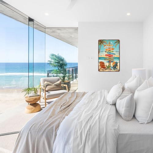 Tropical-Beach-Sign-Wall-Decor-Colorful-Surfboard-Art-for-Home-Office-House-Perfect-Beach-Wall-Art-and-Surf-Decor-12-8-280 Tropical Beach Sign Wall Decor Colorful Surfboard Art for Home Office House Perfect Beach Wall Art and Surf Decor 12 8 280