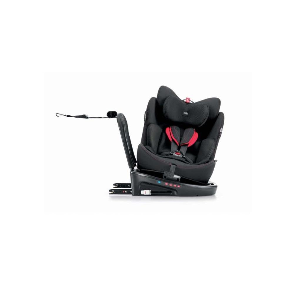 GT I-Size Auto-Kindersitz Reboarder, Gruppe 1/2, 9-18 kg, 76-150 cm, Schwarz